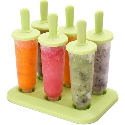 Moules À Glace En Plastique - Bac À Glace Pour Enfants - Ustensile De Cuisine - Vert - Grand Format