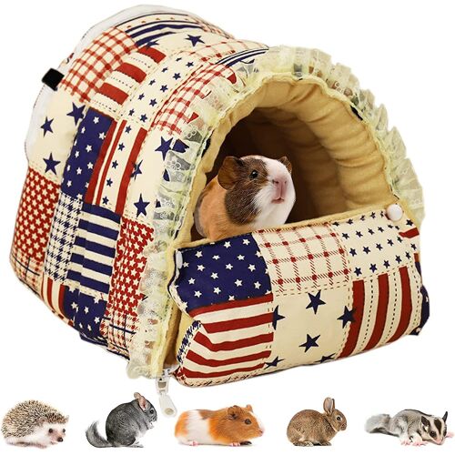 Maison D'hiver Pour Petit Animal - Nid Chaud Et Sac De Couchage Antidérapant - Lit Douillet Et Doux