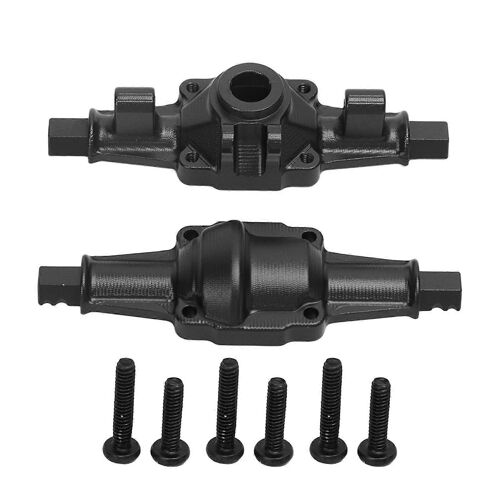 Essieux Rc Aluminium Fcx24 - 1/24 6,2cm Noir - Chenille-Générique