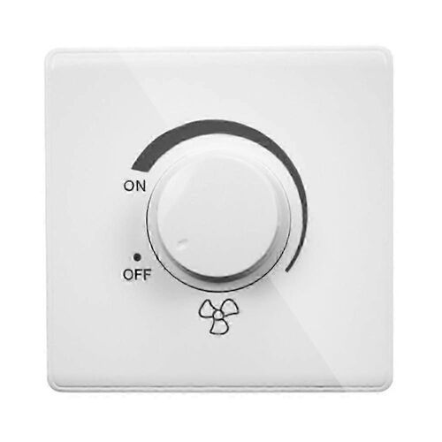 Ventilateur plafond type 86 variateur - Vitesse continue 220V - Interrupteur mural 10A