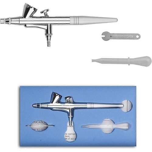 Kit aérographe double action 0.4mm - Pour ongles et maquillage - Usage multiple