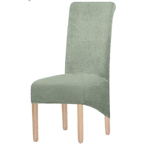 Housses chaise salle à manger jacquard - Lot 2 pièces extensible jade 2025