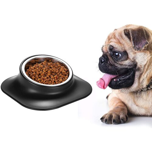 Gamelle Surélevée Chien Chat - Acier Inoxydable Antidérapant - Nourriture Et Eau