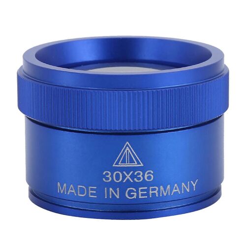 Loupe portable 30x bijoux pièces - Identification bleu - Grossissement