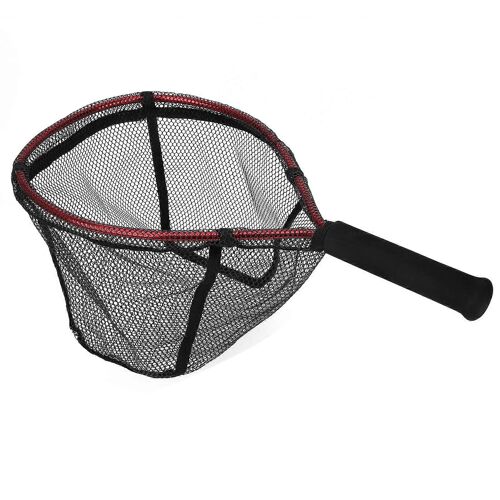 Filet Pêche Aluminium Portable - Petit Leurre Compact - Couleur Rouge