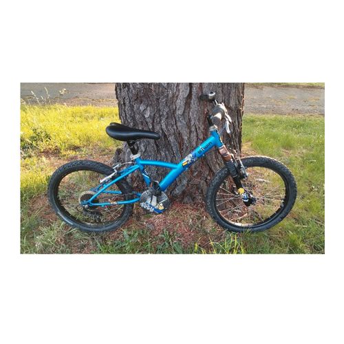 Vélo Bleu Azur Btwin 20 Vtt Tout Terrain Decathlon Enfant 20 &#34; Pouces Bicyclette Vitesses B&#39;Twin Sport Balade Bleue