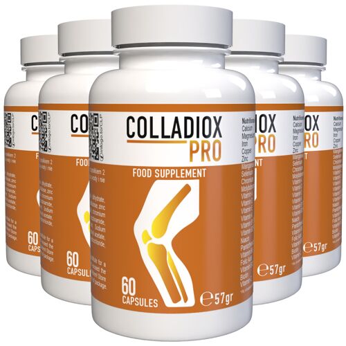 Colladiox Pro - 300 Gélules (5x 60 Gélules), Paquet De 5 