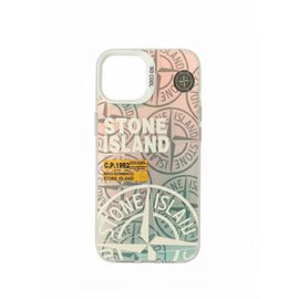 Coque pour iPhone 15 stone ISLAND effet multicolore 