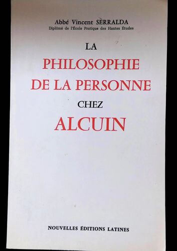 La Philosophie De La Personne Chez Alcuin