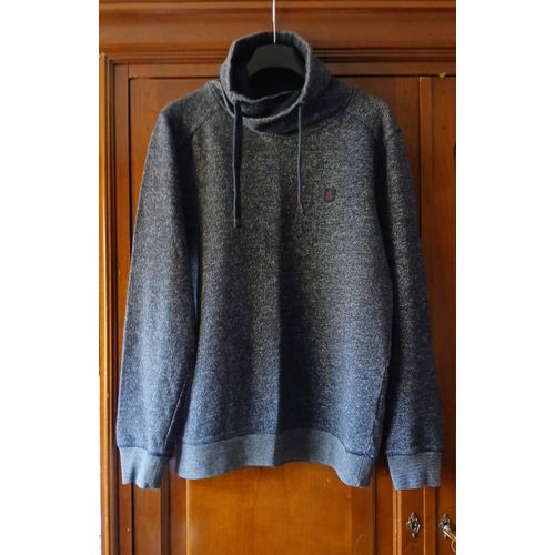 Sweat Salsa Col Montant Bleu Marine. Tl. Neuf