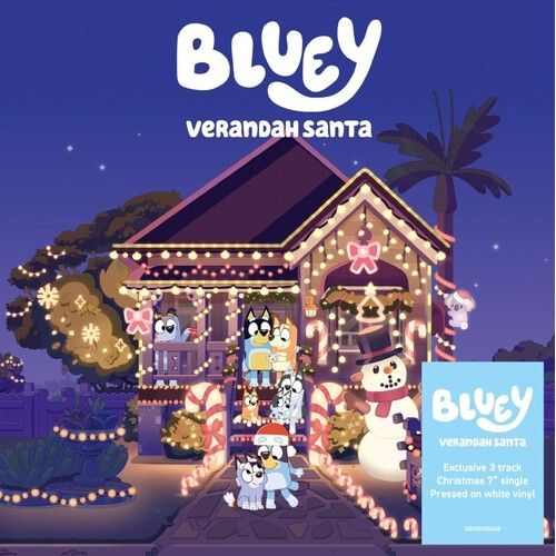 Bluey - Verandah Santa - White Colored Vinyl [7-Inch Single] Colored Vinyl, White, Uk - Import