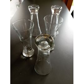 5 Verres À Pastis 15 Cm
