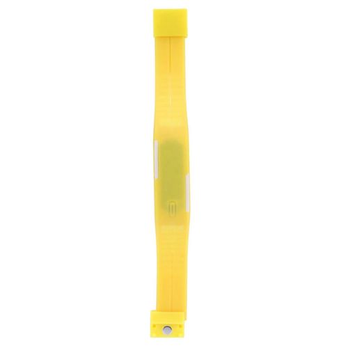 Montre Bracelet Enfant Led - Plastique Rectangulaire Jaune