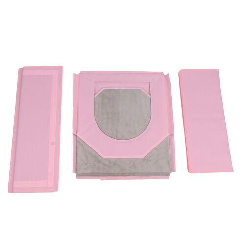 Niche Animaux Pliable Étanche - Intérieur Extérieur Chien Chat - Rose