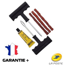 Kit De Réparation Pneu Tubeless Voiture Moto Crevaison Auto Mèche