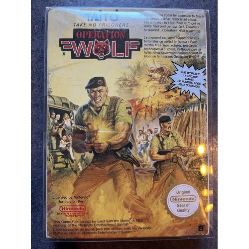 Opération Wolf NES-OW-FRA jeu boîte complet très bon état