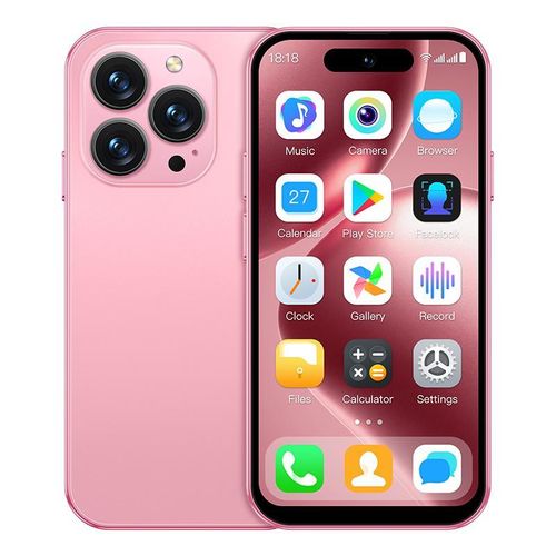 Smartphone Android 10 Quad Core 4 Pouces Double SIM avec Batterie 2000mAh et Mémoire Extensible - Coloris - Rose 2
