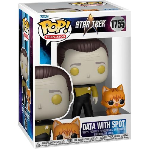 Figurine Funko Pop! N°1755 | Star Trek | Data Avec Spot