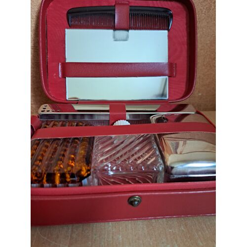 Trousse de toilette vintage 6 articles