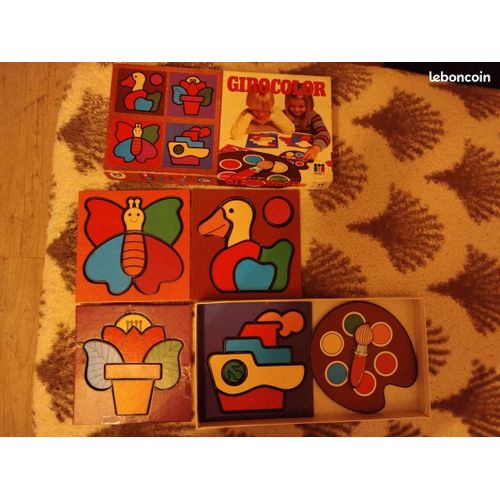 Jeu Vintage Et Rare : Giracolor De Chez Diset Pour Les Enfant De 3 À 7 Ans