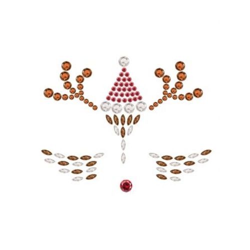 Bijoux De Peau Adhésif Visage Noël Renne Femme