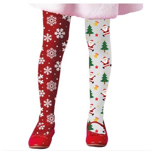 Paire De Collants Noël Tradition Fille
