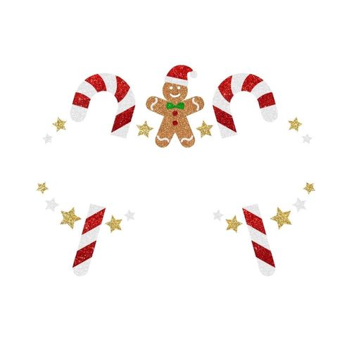 Bijoux De Peau Adhésif Visage Noël Gourmand Femme