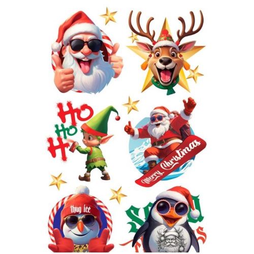 Tatouages Éphémères Noël Fun Enfant