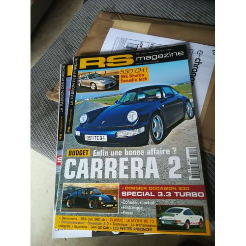 Rs Magazine 8 De 2002 996 Biturbo,930 Turbo 3.3,964 Cab Carrera 2,964 Carrera 2,911 Speedster 3.2 Turbo Look,911 Rs