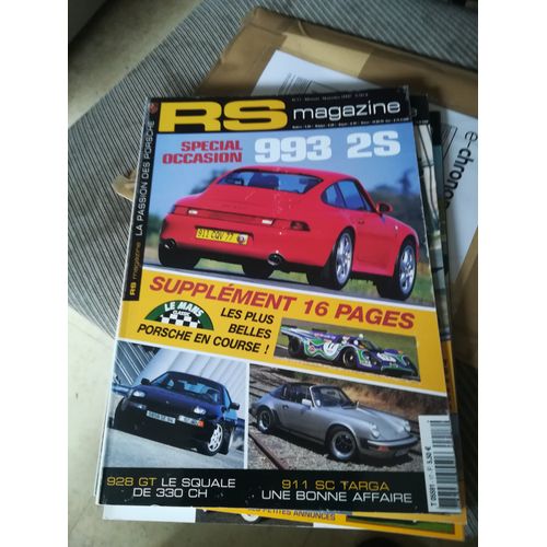 Rs Magazine 17 De 2002 996 Carrera 2,993 Carrera 2s,Sc Targa 3.0,928 Gt,911 3.0,3.2 Carrera Cab,