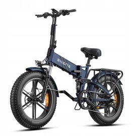 Vélo Électrique Pliant Engwe Engine Pro 2.0, 1200w, 52v16ah, Pneus 20 X 4 Pouces, Freins À Disque Hydrauliques, Transmission Shimano Altus 8 Vitesses, Autonomie De 110 Km - Bleu