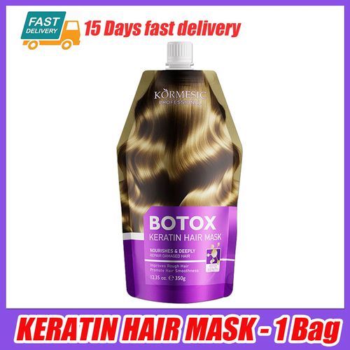 Masque Capillaire Magique À La Kératine, Réparation En 5 Secondes, Cheveux Crépus Endommagés, Doux, Lisse, Brillant, Nut,350g-1