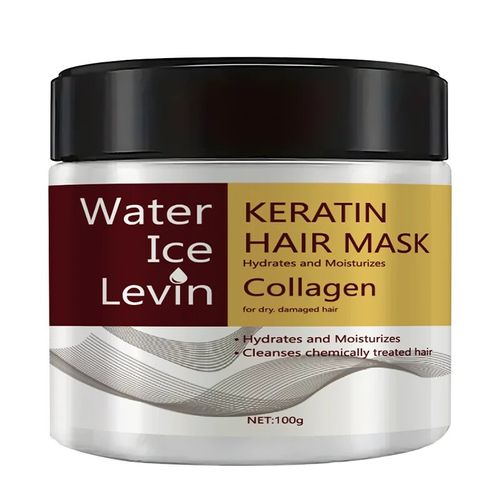 Masque Capillaire Au Collagène Et À La Kératine, Double Contrôle De L'huile, Revitalisant Hydratant,Doux Et Lisse,Bouteille De 100g