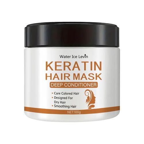 Masque Capillaire À La Kératine ¿ Traitement Revitalisant En Profondeur Pour Cheveux Secs Et Abîmés ¿ Restaure La Brilla,1 Pièces