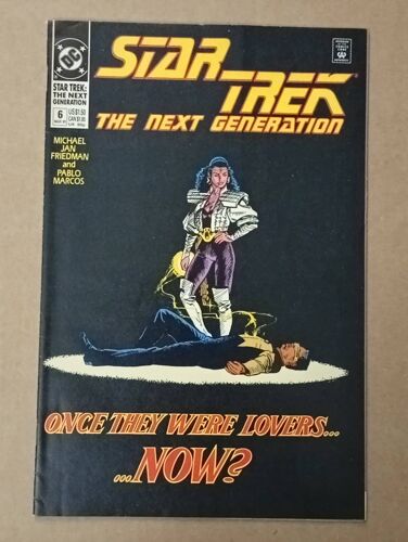 [ Comic Book V.O. ] Star Trek : The Next Generation # 6 ( March 1990 ) : " Shadows In The Garden " ( Dc / D.C. Comics - Michael Jan Friedman & Pablo Marcos )