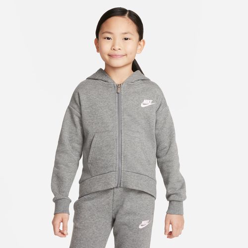 Sweat À Capuche À Zip Nike Club Fleece Pour Enfant - Gris