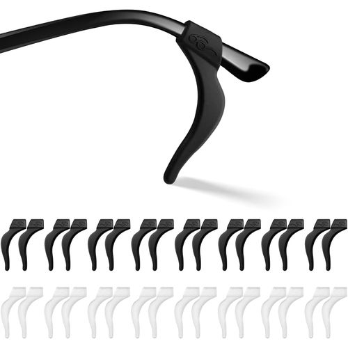 16 Paires Coussinets Oreilles Lunettes Anti Derapage Crochets Silicone Pour Lunettes Soleil Lecture