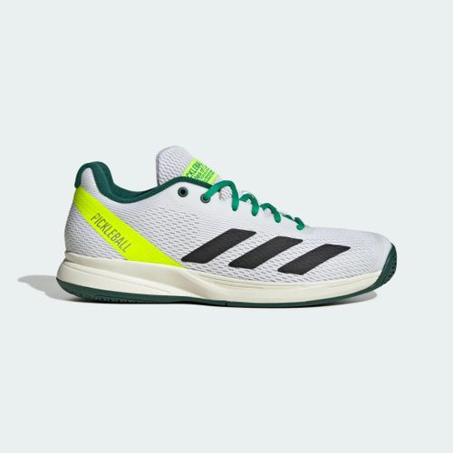 Chaussures De Pickleball Adidas Cloud White Core Black Collegiate Green