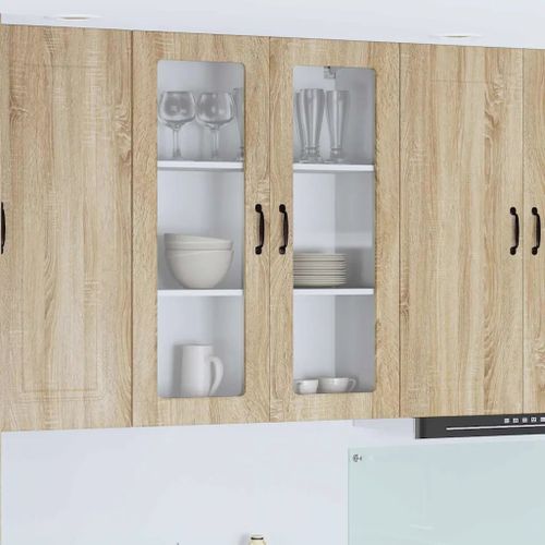 Vidaxl Meuble Mural De Cuisine Chêne Sonoma 80 X 31 X 100 Cm