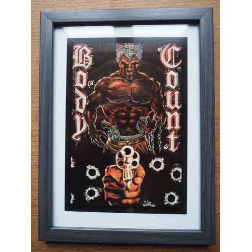 Body Count "Body Count", Carte Postale De Collection, Encadrée, Vintage, Décoration, Slayer, Suicidal Tendencies