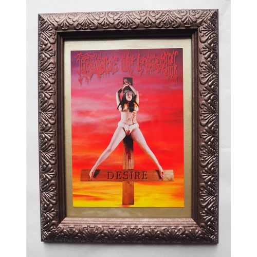 Cradle Of Filth "Desire" De 1997, Carte Postale De Collection, Encadrée, Vintage, Décoration