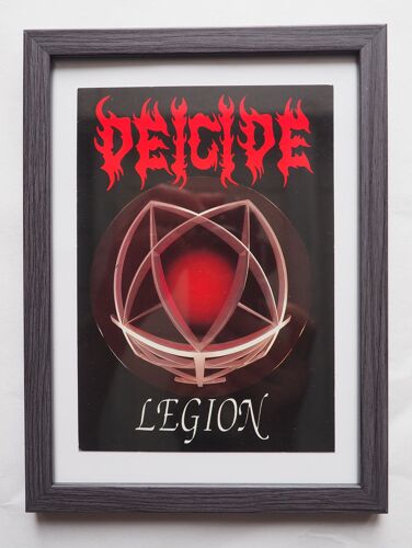 Deicide "Legion", Carte Postale De Collection, Encadrée, Vintage, Décoration, Obituary, Morbid Angel