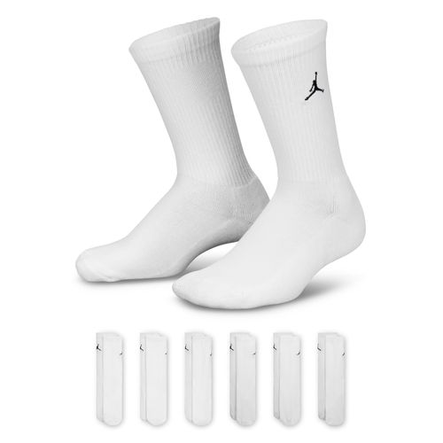 Chaussettes Mi-Mollet Jordan Everyday Essentials Pour Ado (6 Paires) - Blanc