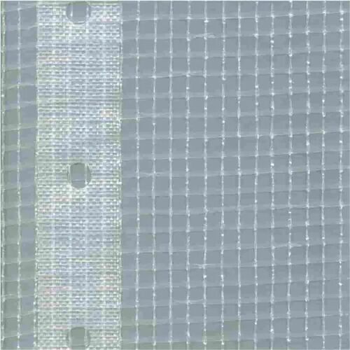 Bâche échafaudage 4,10 x 20 m, 200 g/m², Weiss/Transluzent, Filet échafaudage, Protection chantier