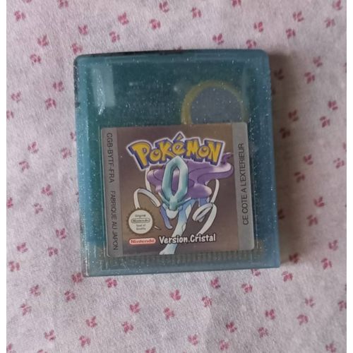 Jeu Nintendo Gameboy - Pokemon Version Cristal - PAL FR - Testé Et Fonctionnel