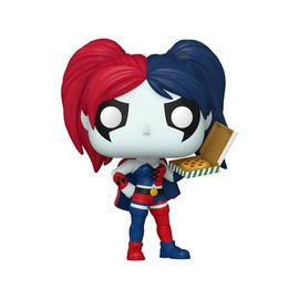 Dc Comics: Harley Quinn Takeover Pop! Heroes Vinyl Figurine Harley With Pizza 9 Cm