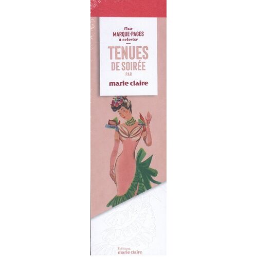 Tenues De Soirées - 50 Marque-Pages À Colorier