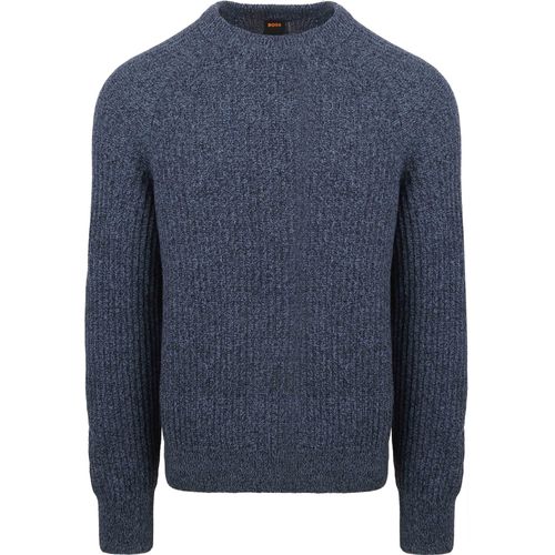Boss Pull Klacier Wool Blend Marine Bleu Bleu Foncé Taille M
