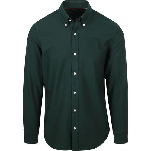Steppin' Out Chemise Oxford Rayures Foncé Vert Vert Foncé Taille M