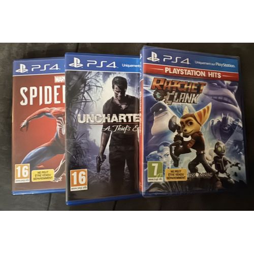 Lot 3 Jeux Ps4